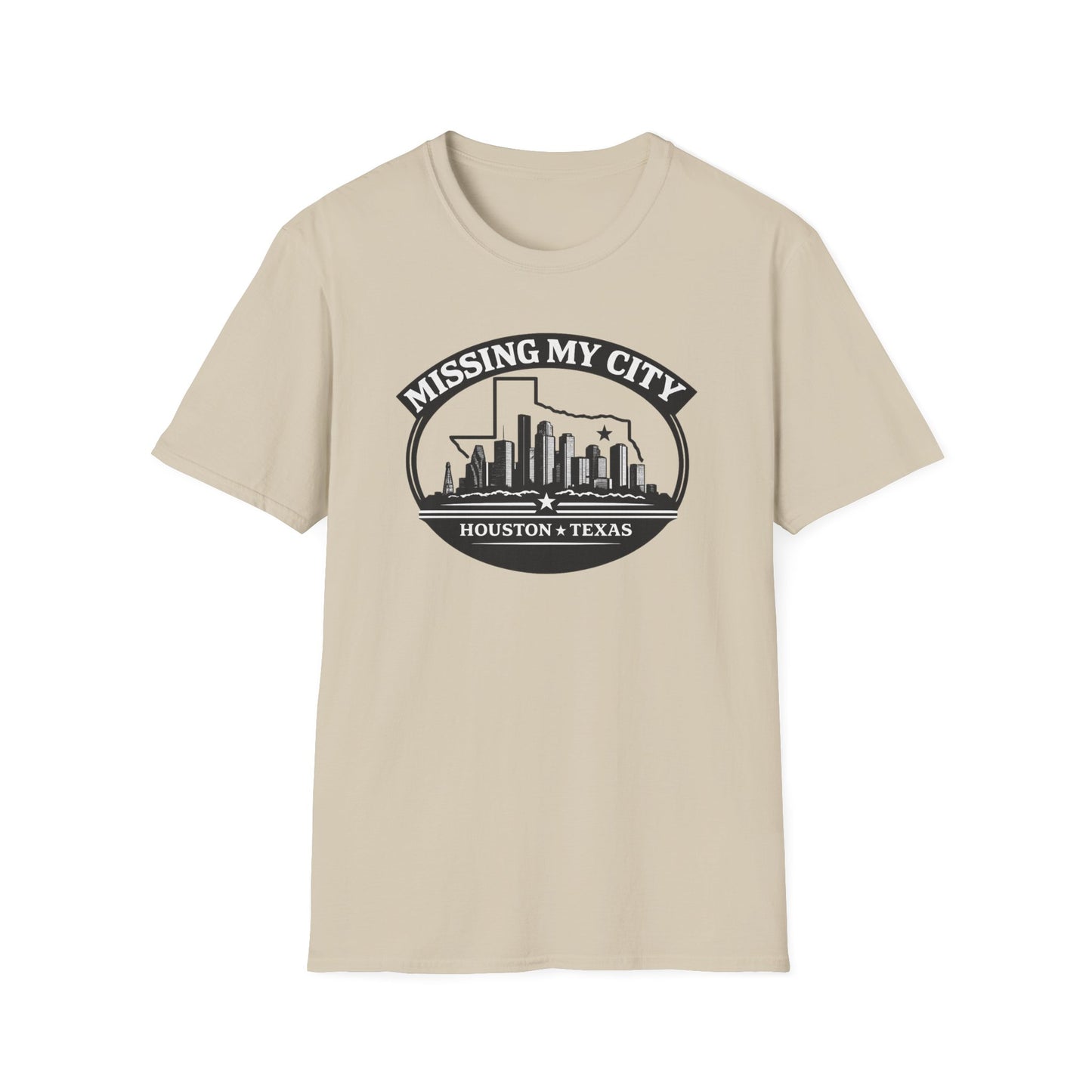 MISSING MY CITY-HOUSTON - Unisex Soft Stlye T-Shirt