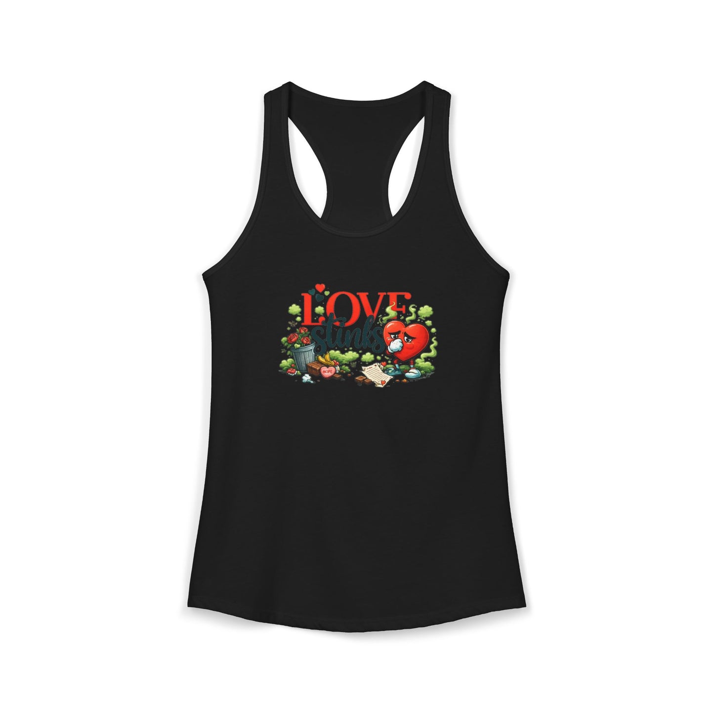 LOVE STINKS – Women's Ideal Racerback Tank