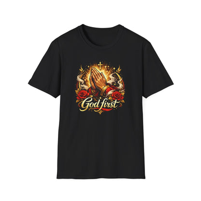 GOD FIRST - Unisex Soft Style T-Shirt