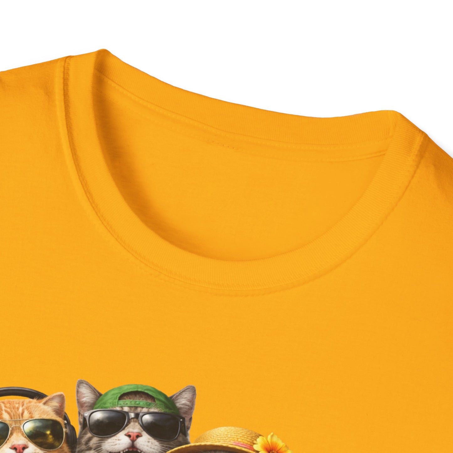 SELFIE TIME - CAT STYLE - Unisex Softstyle T-Shirt