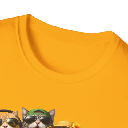 SELFIE TIME - CAT STYLE - Unisex Softstyle T-Shirt