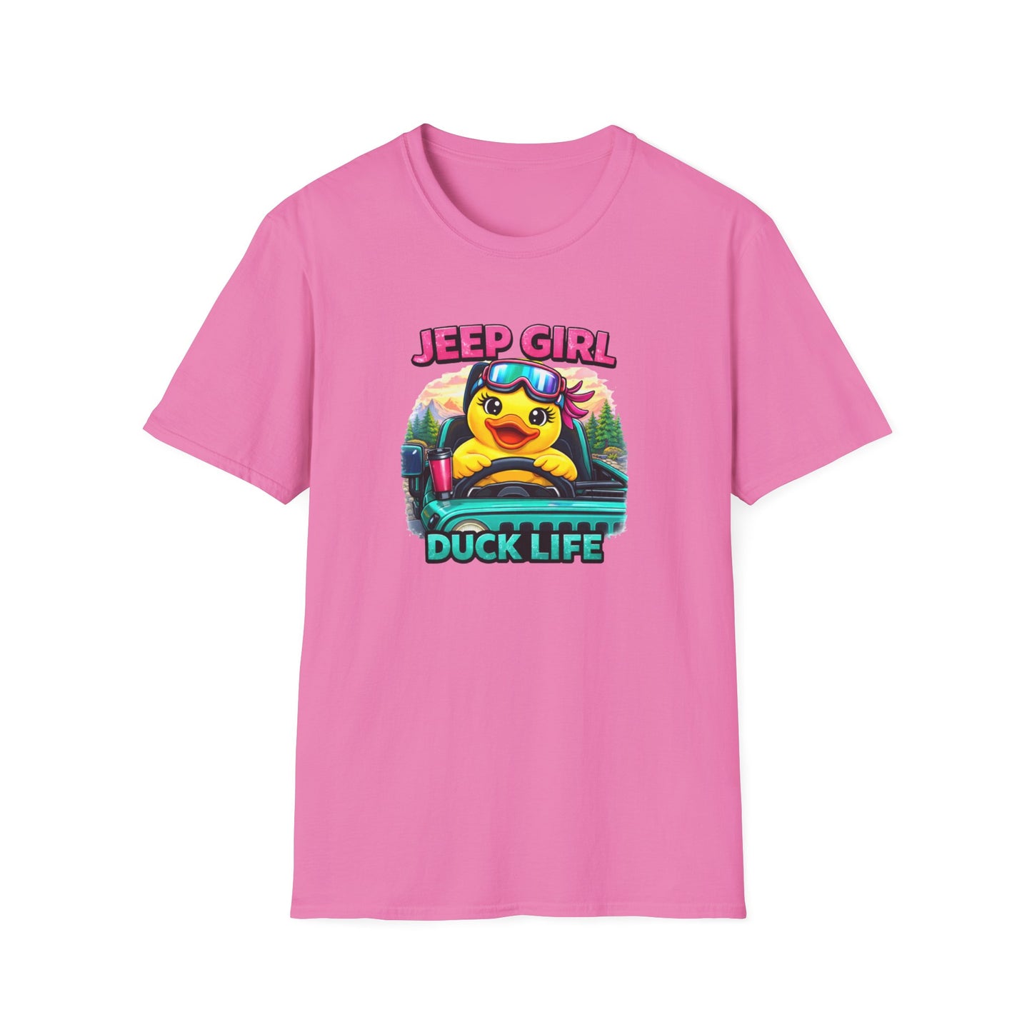 JEEP GIRL-DUCK LIFE - Unisex Softstyle T-Shirt