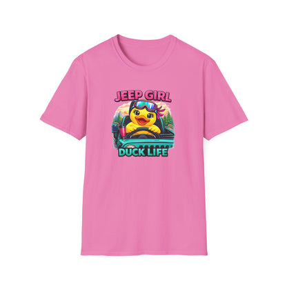 JEEP GIRL-DUCK LIFE - Unisex Softstyle T-Shirt