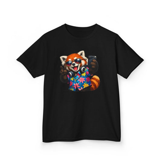 SELFIE TIME - RED PANDA STYLE - Kids Cotton™ Tee