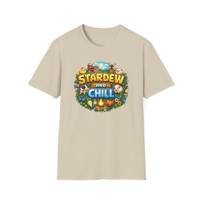 STARDEW AND CHILL - Unisex Soft Style T-Shirt