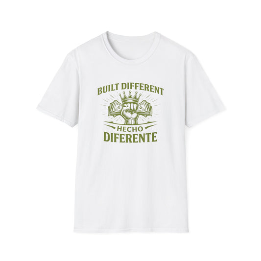 BUILT DIFFERENT - HECHO DIFERENTE - Unisex Soft Style T-Shirt