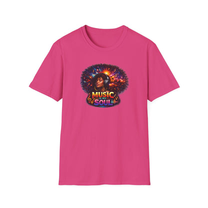 MUSIC IS MY SOUL - Unisex Softstyle T-Shirt