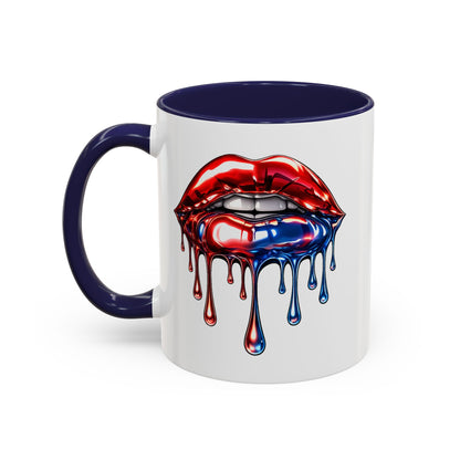 METALIC LIPS - Accent Coffee Mug (11, 15oz)