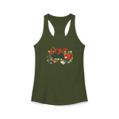LOVE STINKS – Women's Ideal Racerback Tank