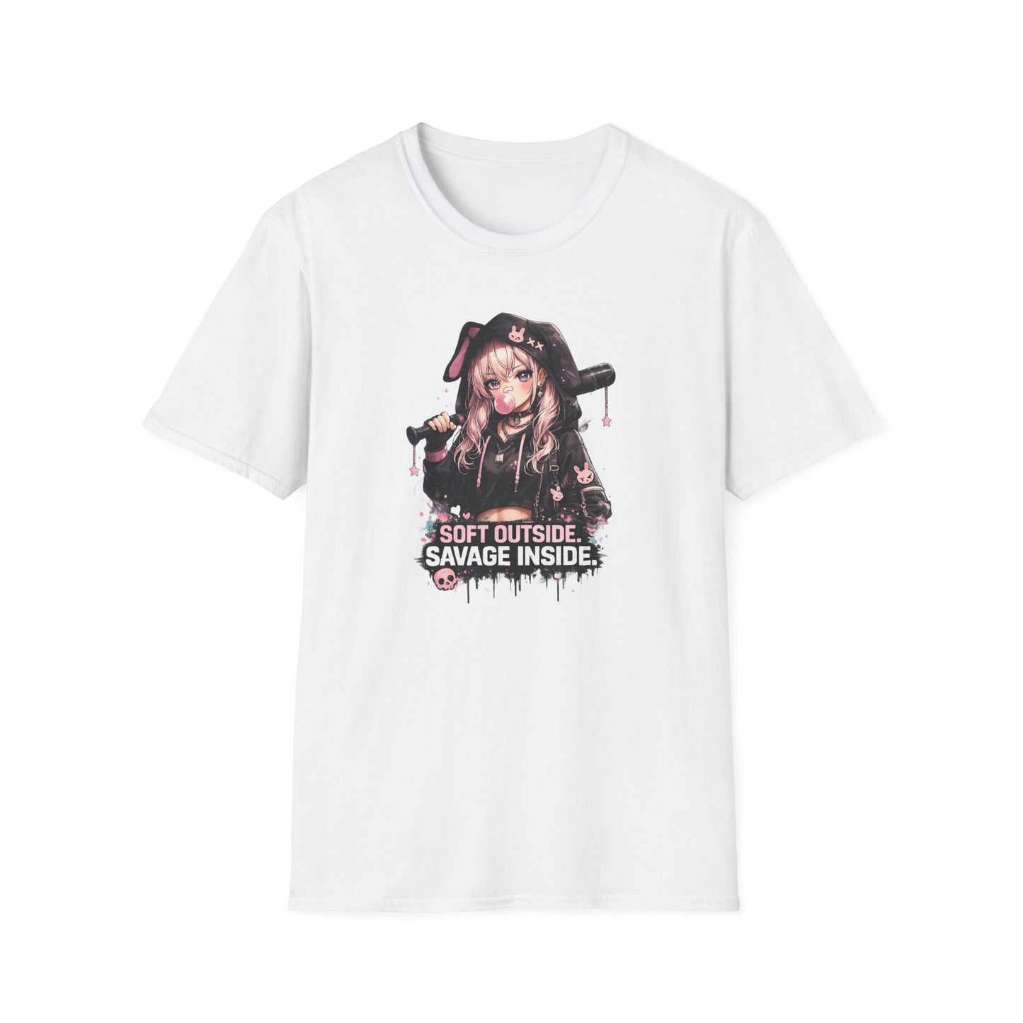 SOFT ON THE OUTSIDE-SAVAGE ON THE INSIDE - Unisex Soft Style T-shirt