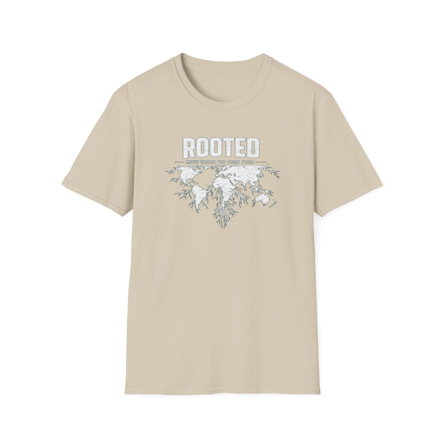 ROOTED-KNOW WHERE YOU COME FROM - Unisex Soft Style T-shirt