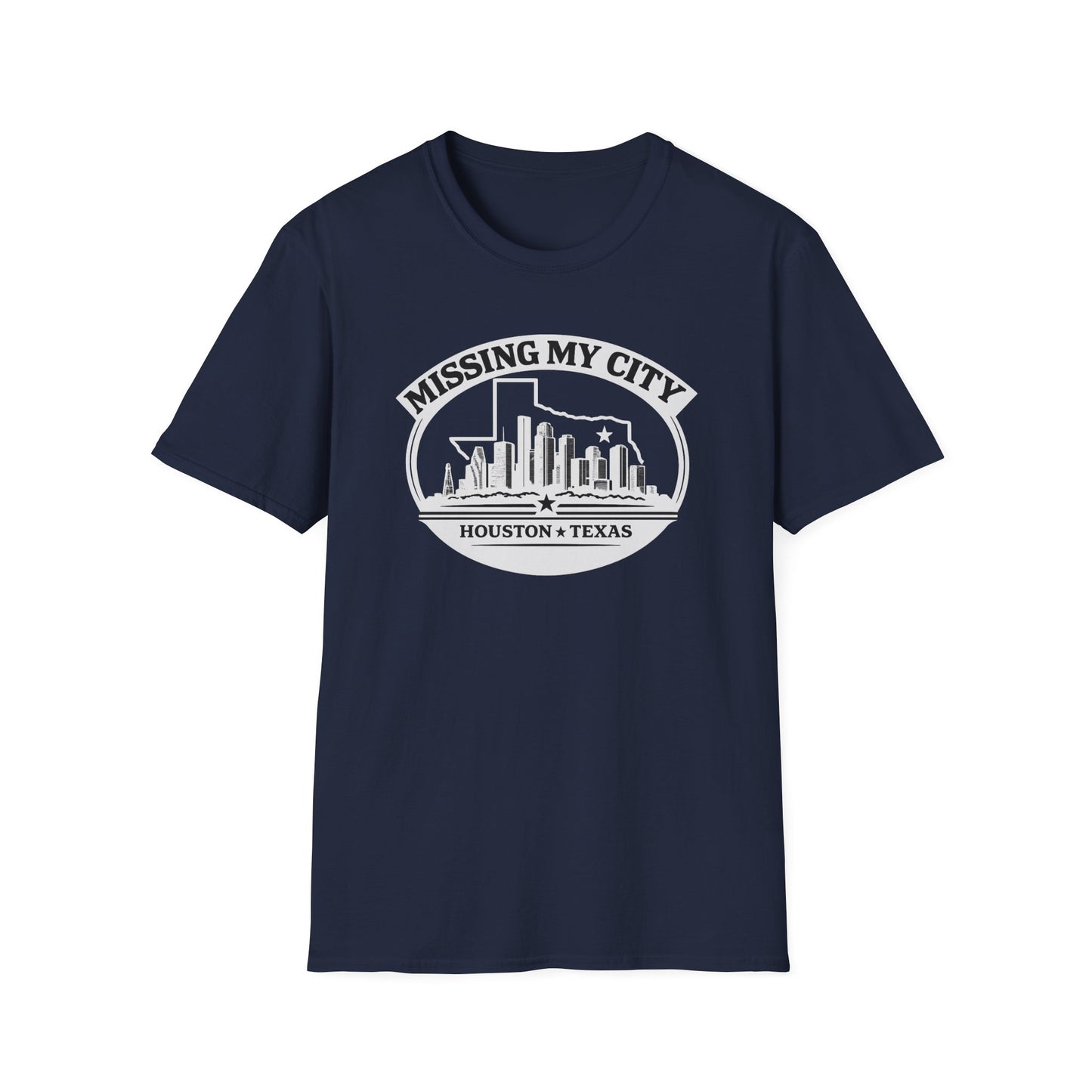 MISSING MY CITY-HOUSTON - Unisex Soft Stlye T-Shirt