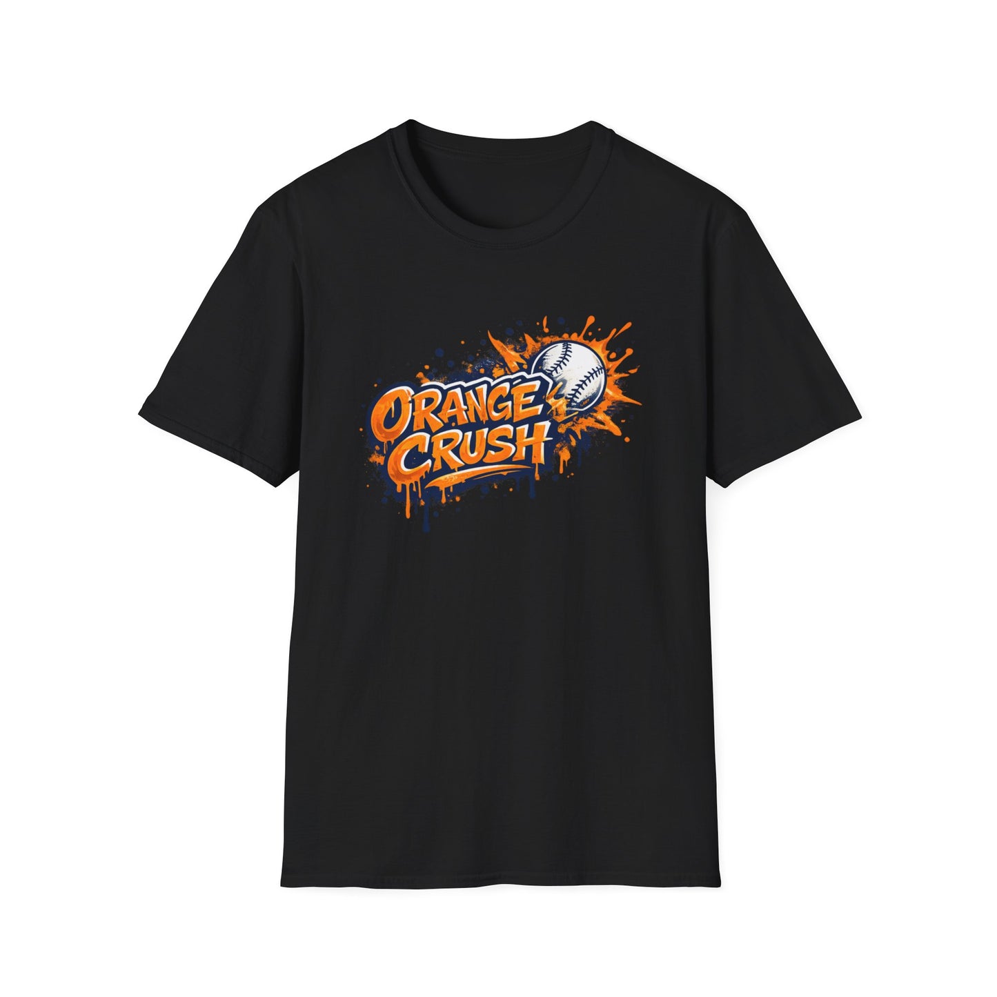ORANGE CRUSH-GRAFFITI ART - Unisex Soft Style T-shirt