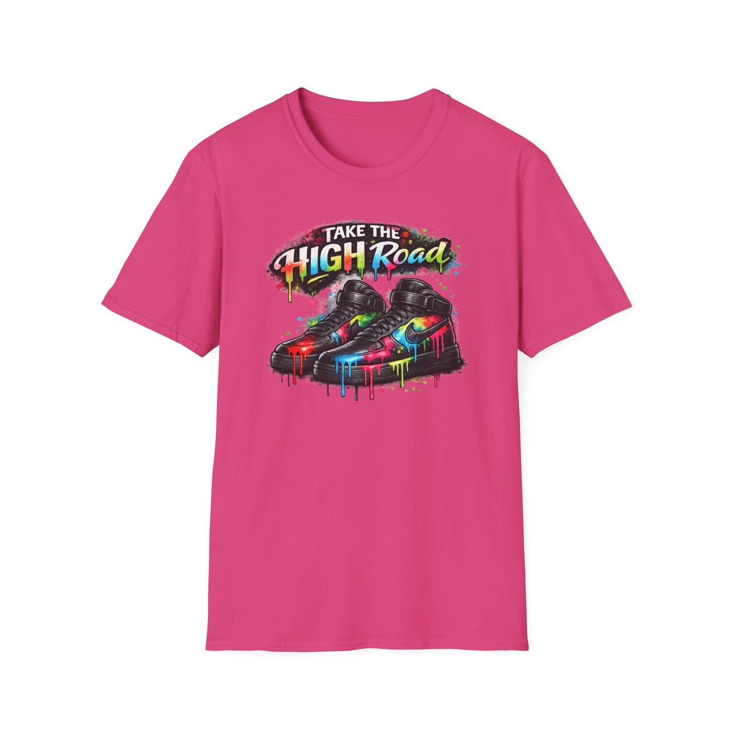 TAKE THE HIGH ROAD - Unisex Soft Style T-shirt