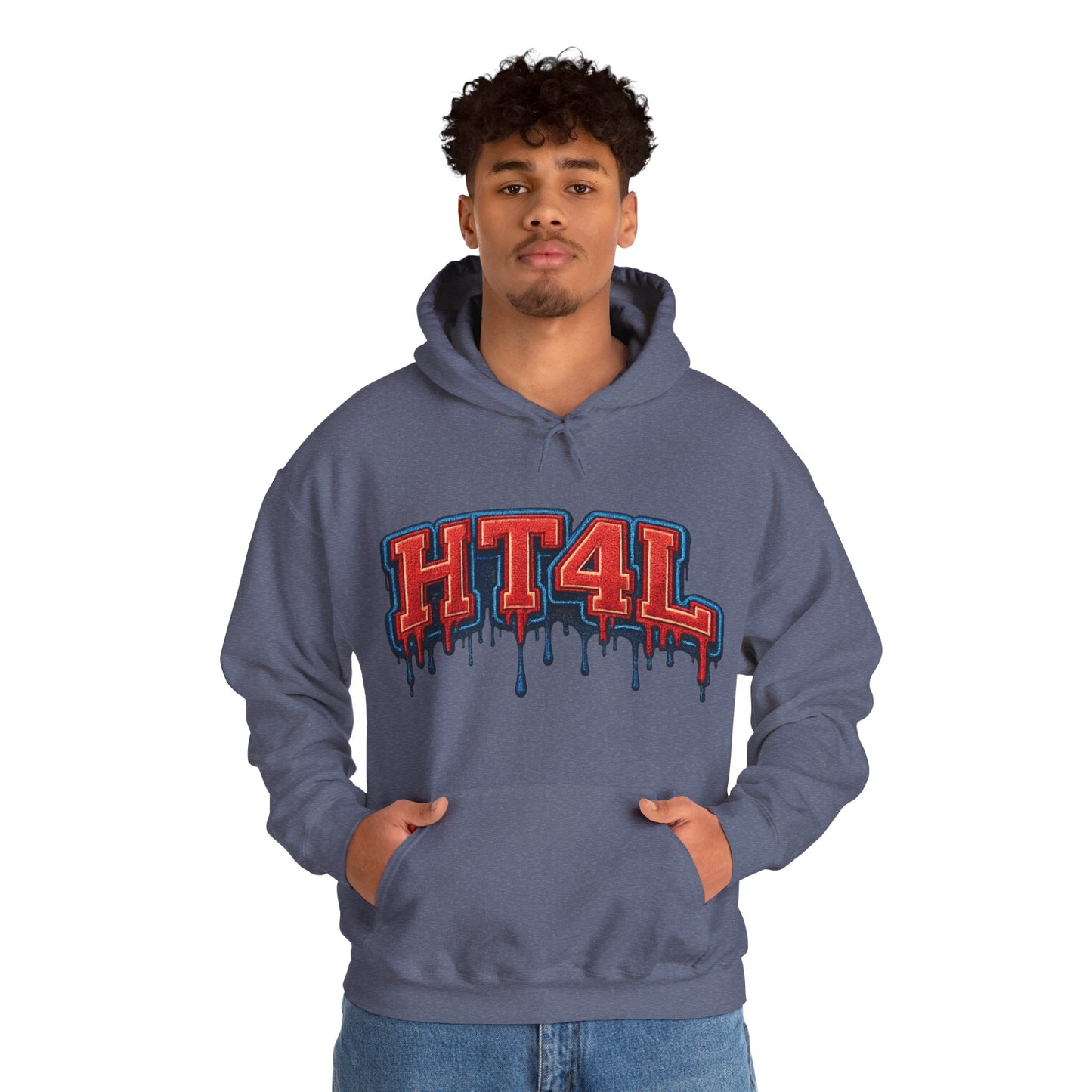 HT4L Hoodie | Houston Texans 4 Life Streetwear Graphic Unisex Pull-Over