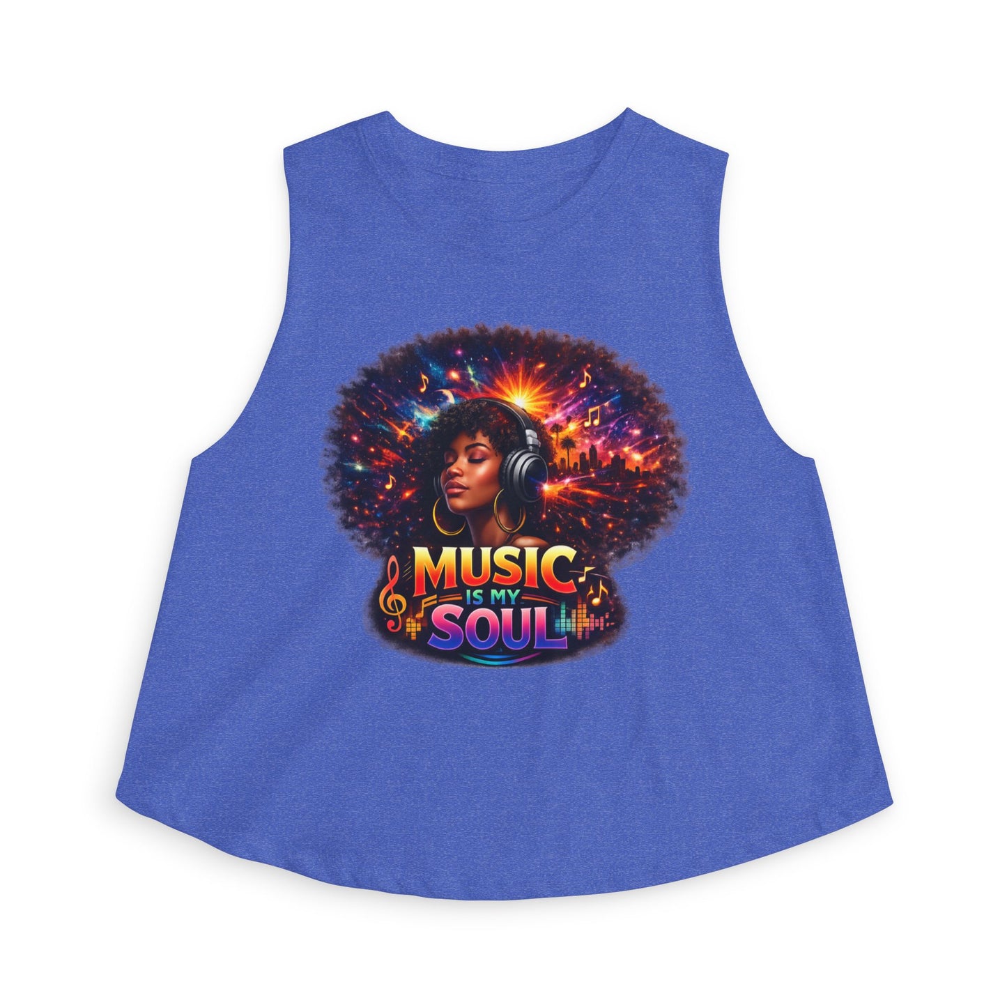MUSIC IS MY SOUL - Women's Crop Top