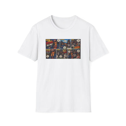 Comic Strip Graphic T‑Shirt — Retro Pop Art Panels