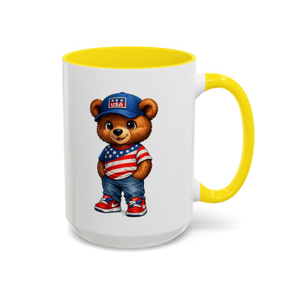 BERRY - REPPIN THE USA - Accent Coffee Mug (11, 15oz)