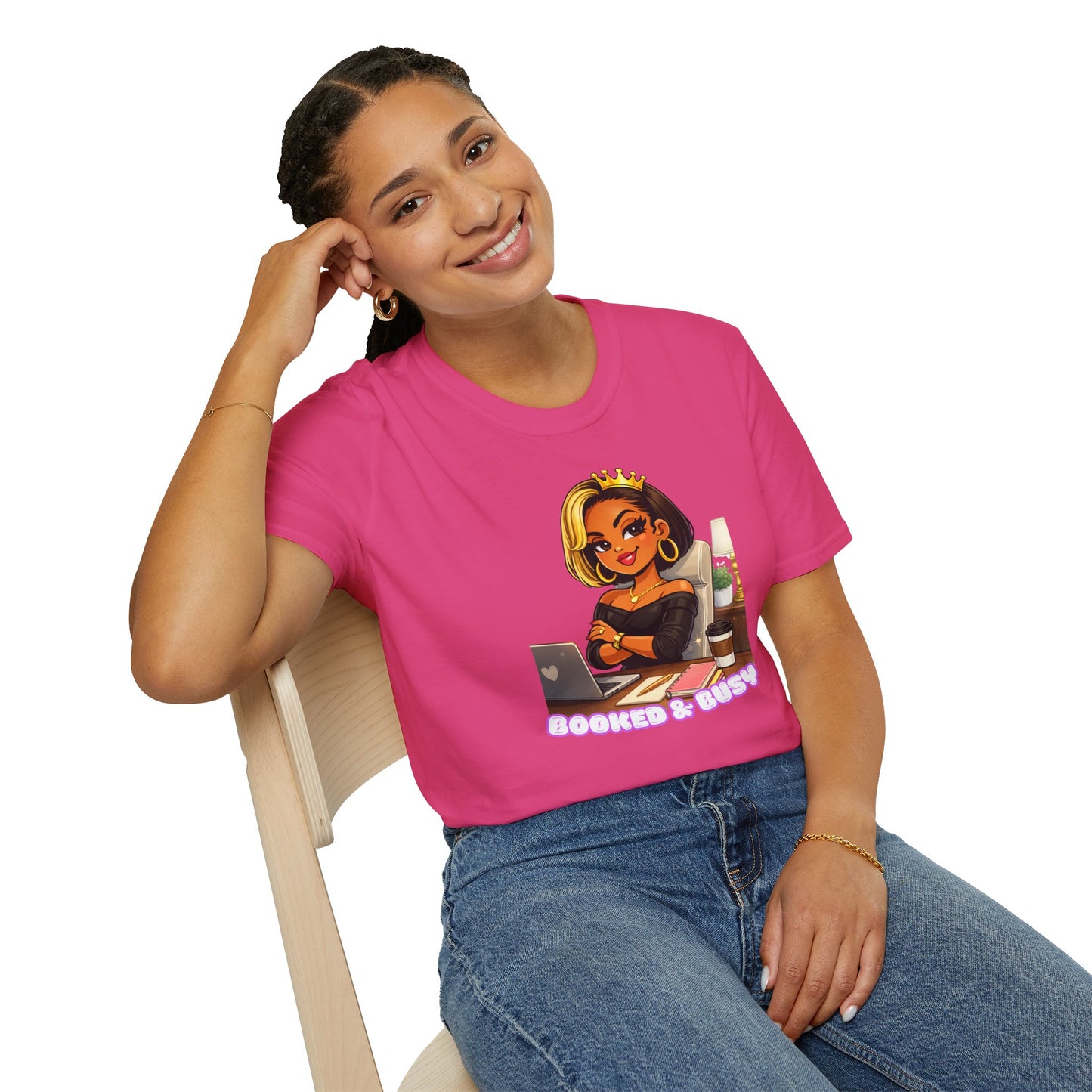 BOOKED & BUSY - Unisex Soft Style T-Shirt