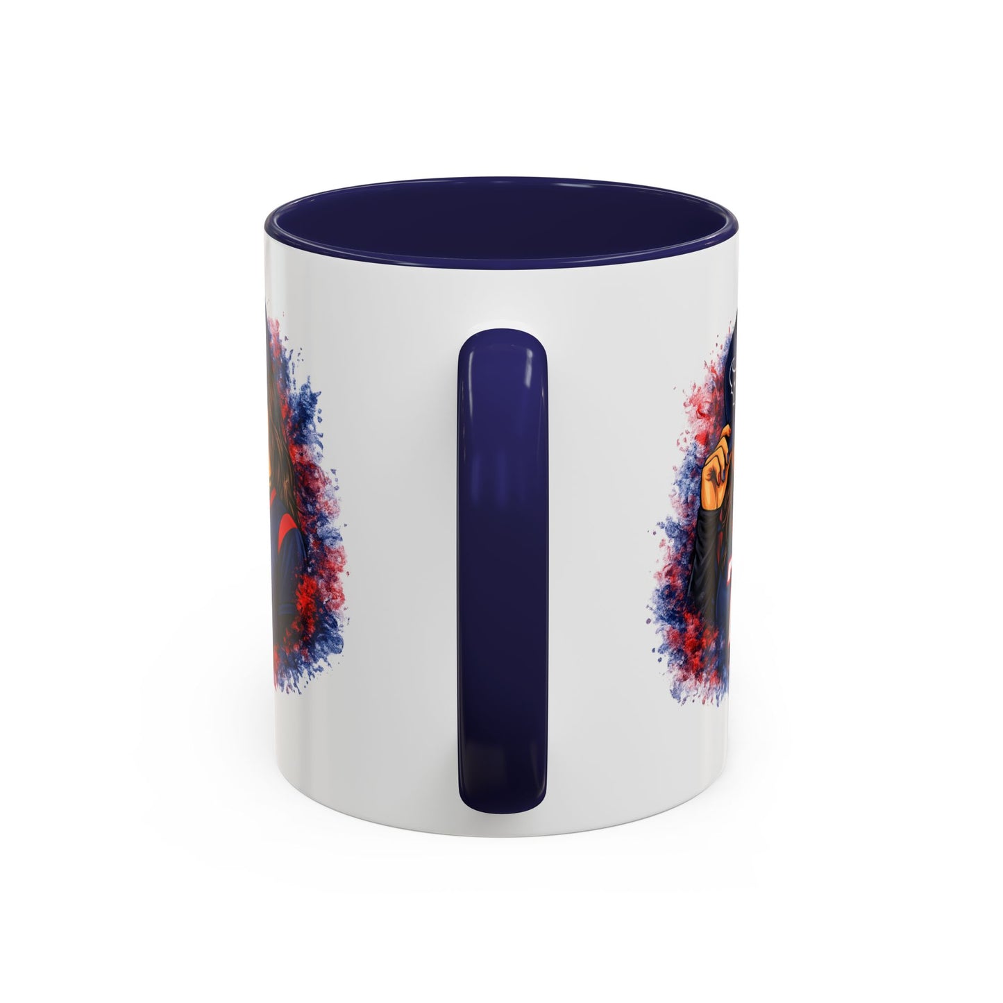 TEXANS GIRL REPPIN - Accent Coffee Mug (11, 15oz)