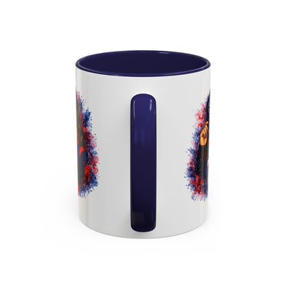 TEXANS GIRL REPPIN - Accent Coffee Mug (11, 15oz)