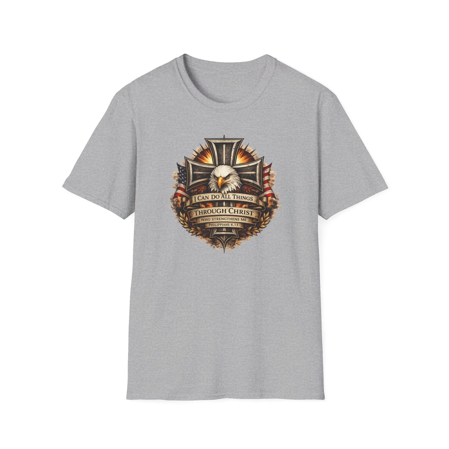 I CAN DO ALL THINGS THROUGH CHRIST - Unisex Soft Style T-Shirt
