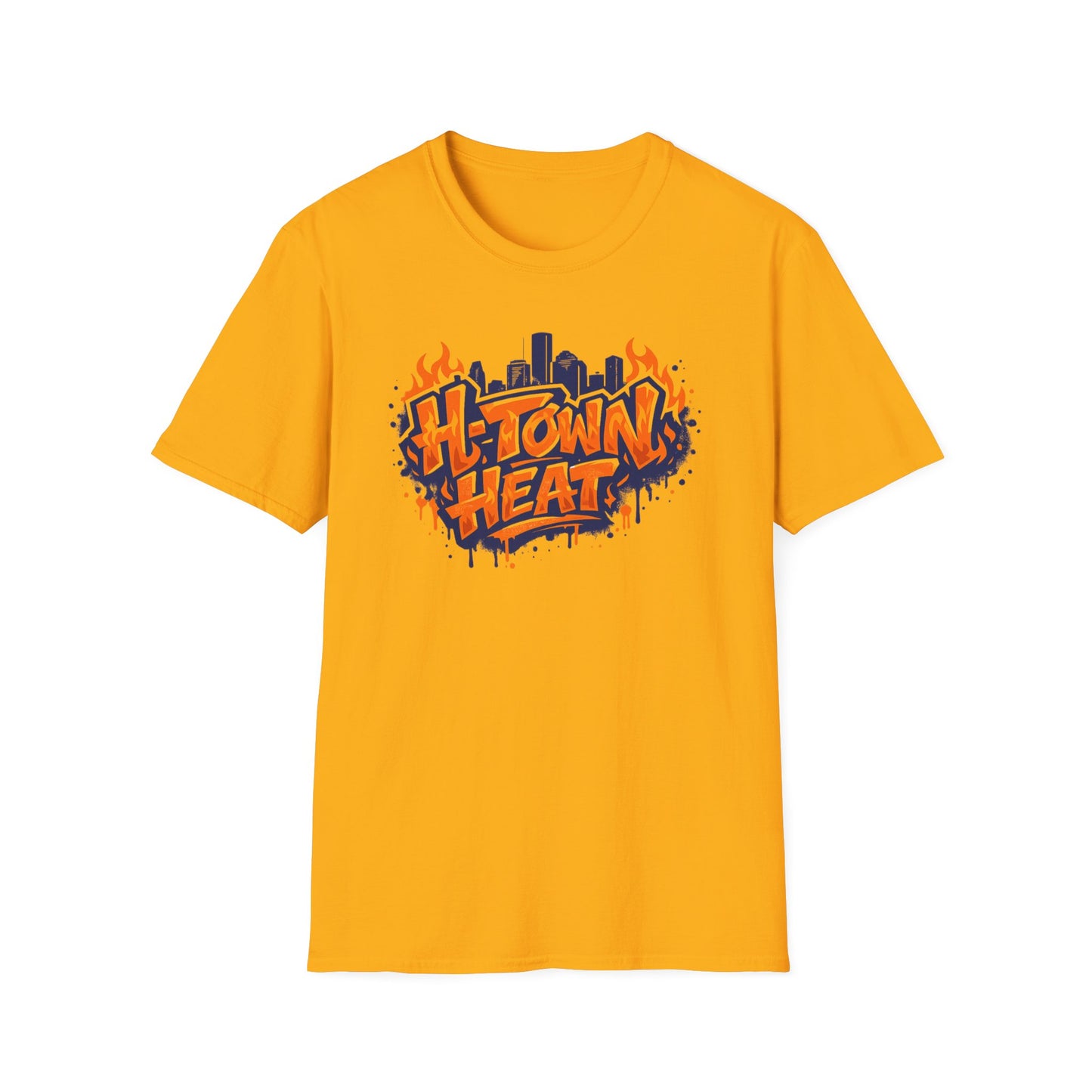 H-TOWN HEAT-GRAFFITI ART - Unisex Soft Style T-shirt
