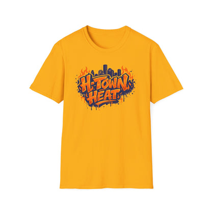 H-TOWN HEAT-GRAFFITI ART - Unisex Soft Style T-shirt