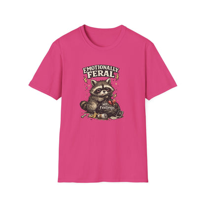 EMOTIONALLY FERAL - Unisex Soft Style T-Shirt