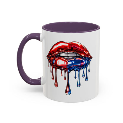 METALIC LIPS - Accent Coffee Mug (11, 15oz)