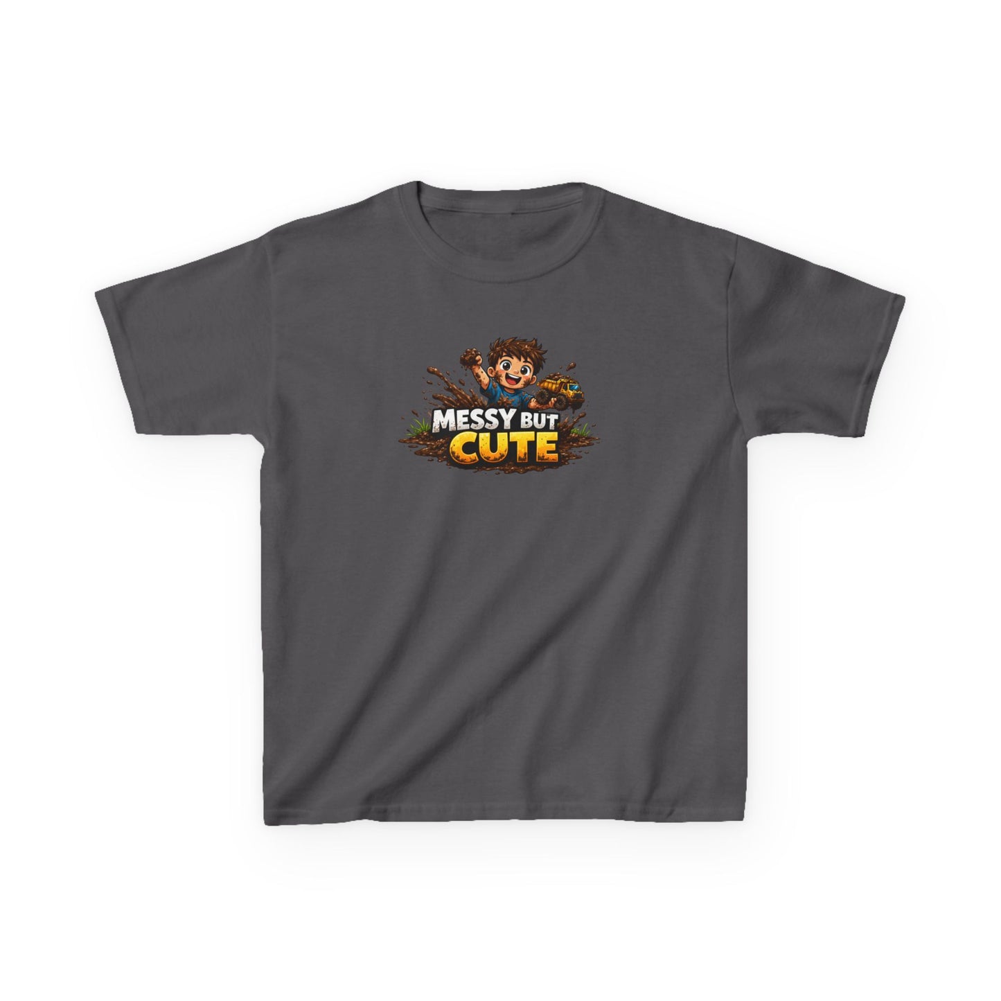MESSY BUT CUTE - Kids Cotton Tee