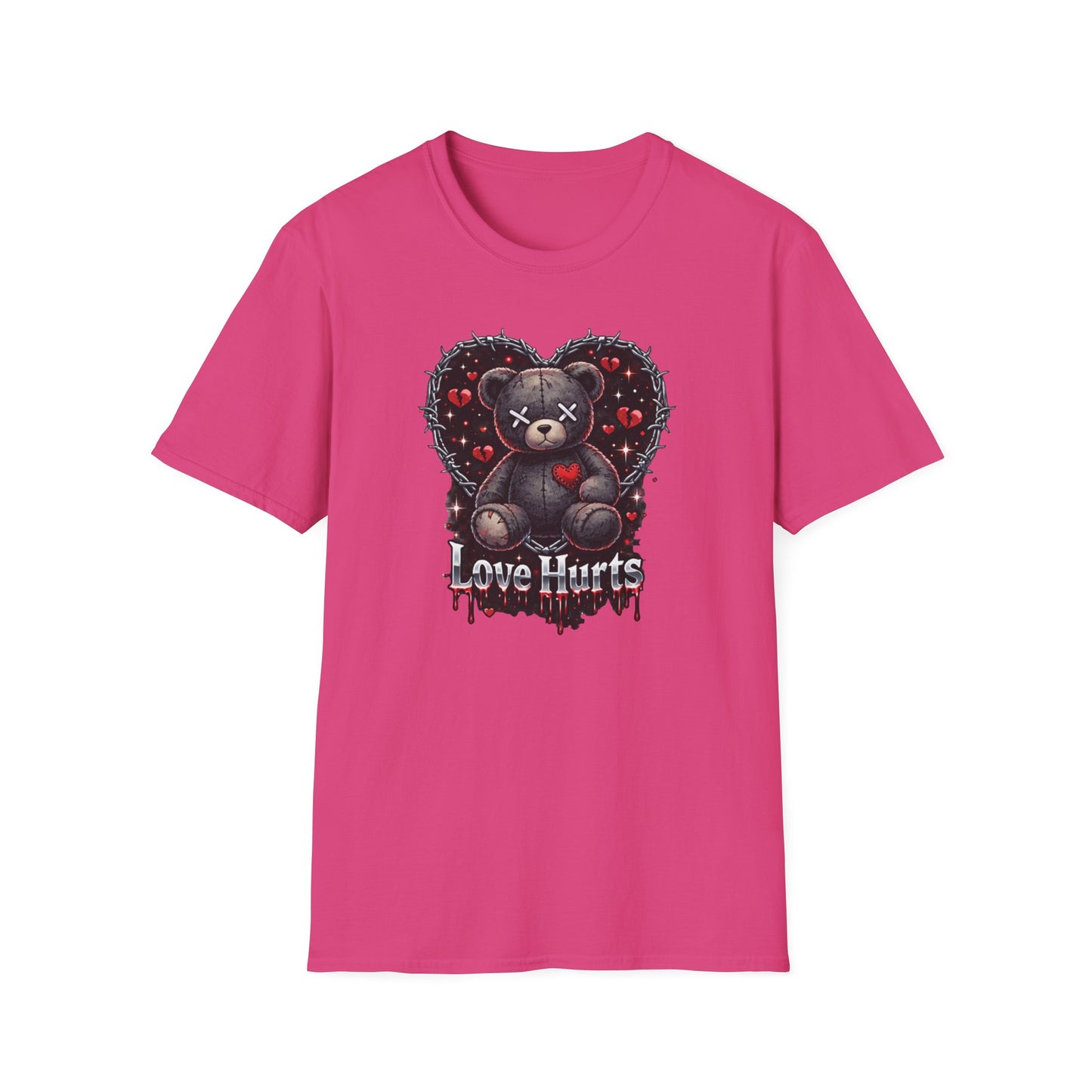 LOVE HURTS - Unisex Soft Style T-Shirt