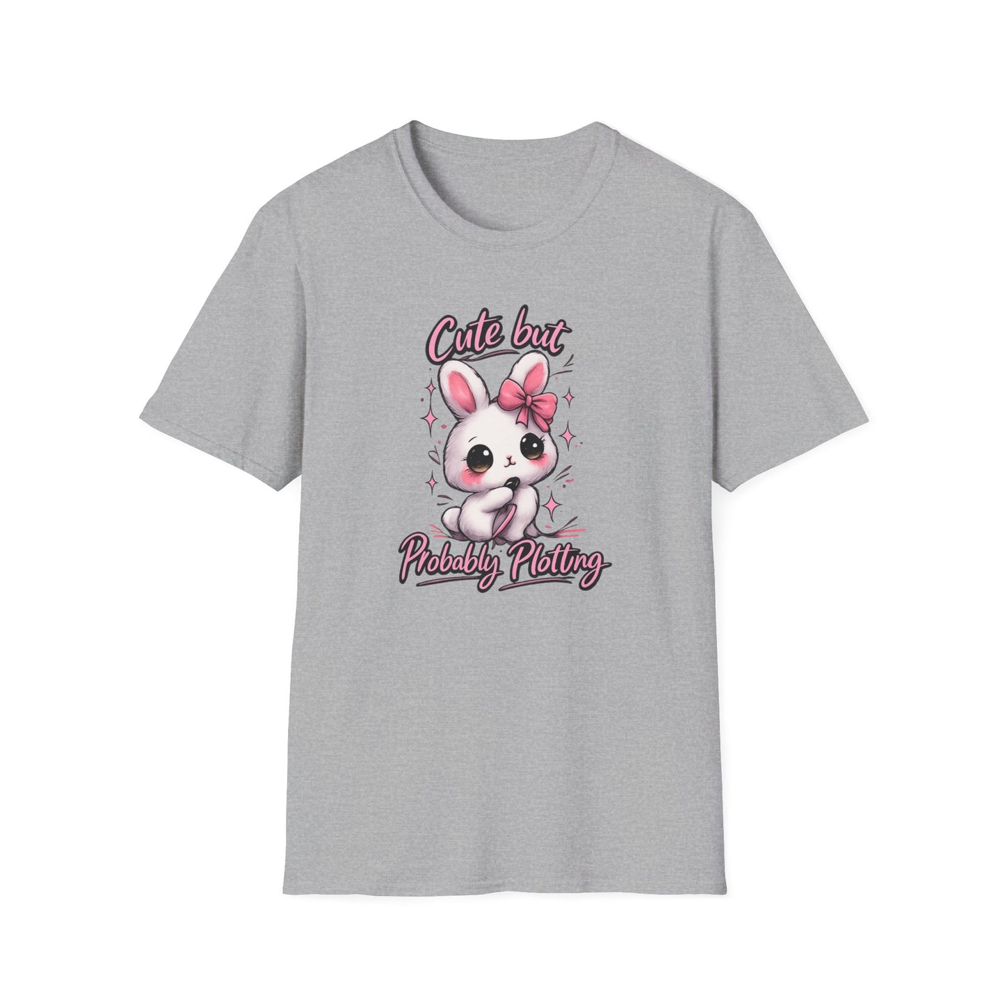 CUTE BUT PROBABLY PLOTTING - Unisex Soft Style T-Shirt