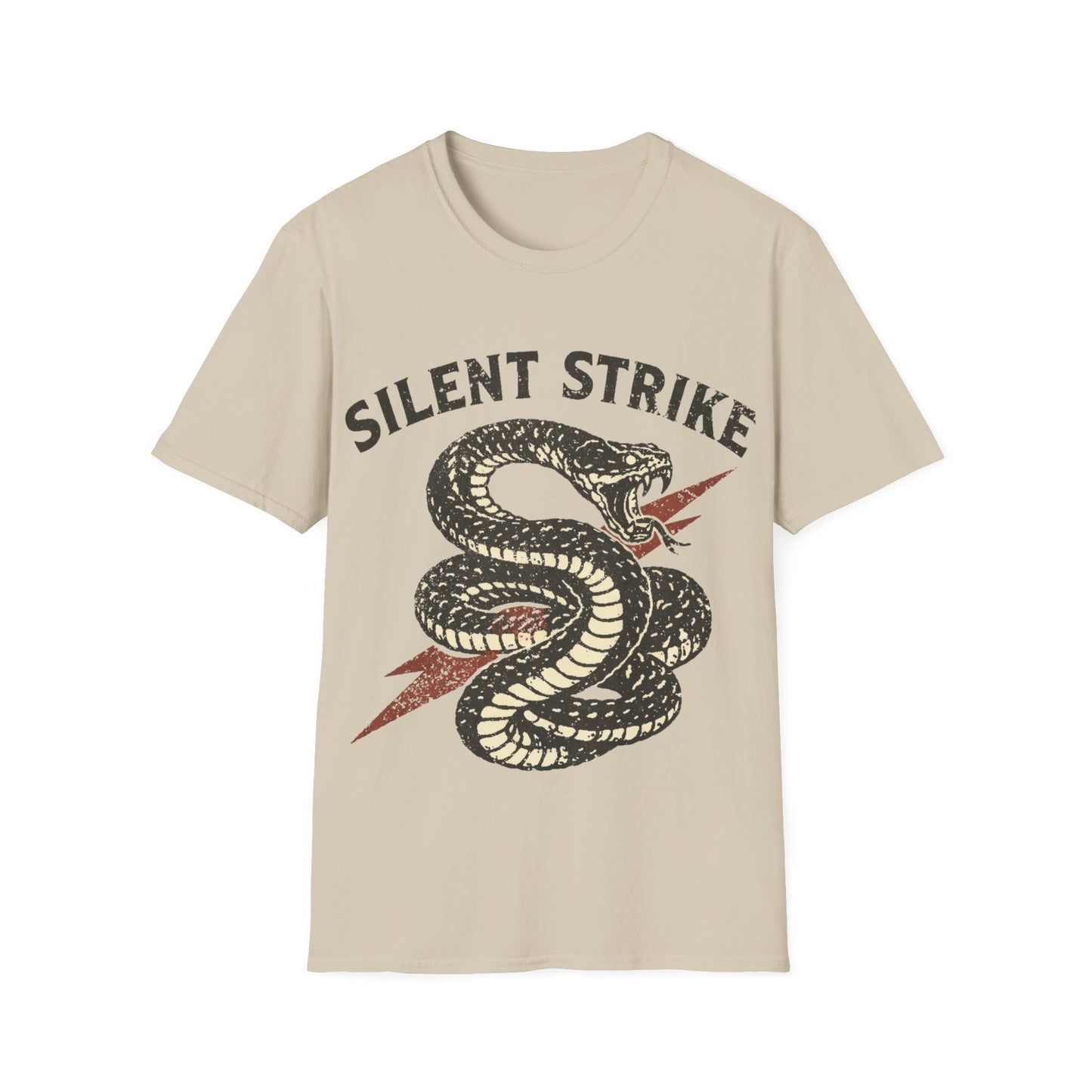 SILENT STRIKE - ((BIG PRINT)) - Unisex Soft Style T-Shirt
