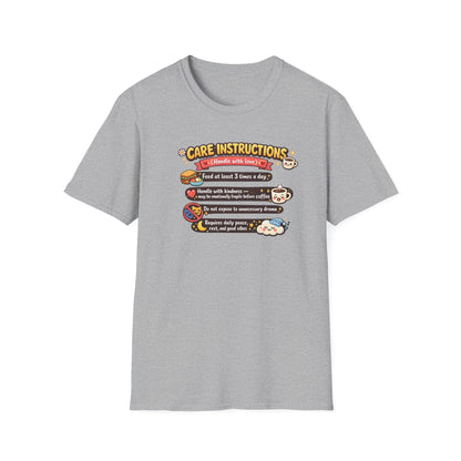 CARE INSTRUCTIONS - Unisex Soft Style T-Shirt