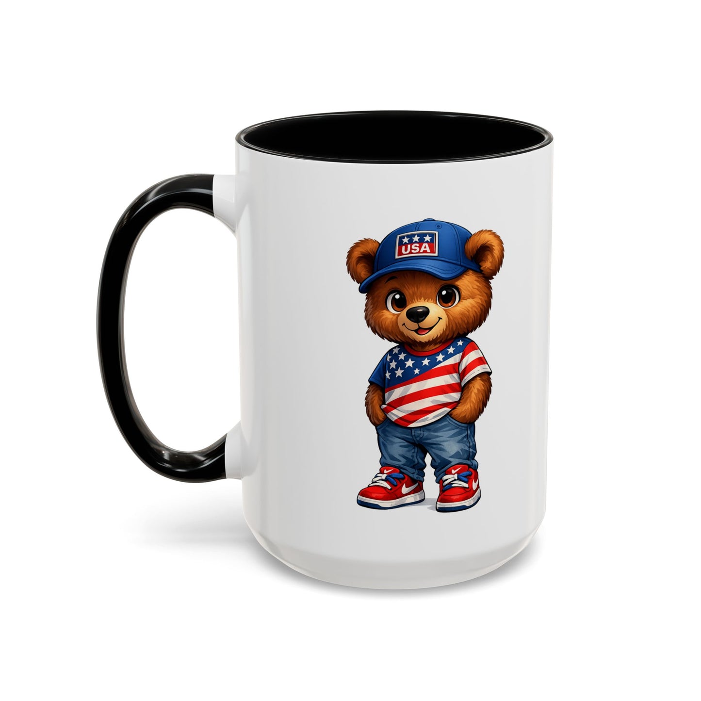 BERRY - REPPIN THE USA - Accent Coffee Mug (11, 15oz)