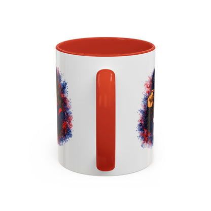 TEXANS GIRL REPPIN - Accent Coffee Mug (11, 15oz)