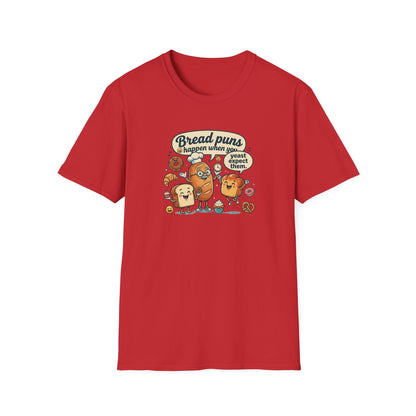 BREAD PUNS HAPPEN - Unisex Softstyle T-Shirt