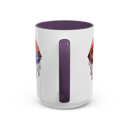METALIC LIPS - Accent Coffee Mug (11, 15oz)