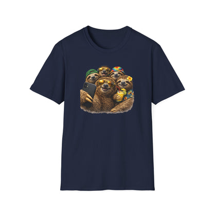 SELFIE TIME - SLOTH STYLE - Unisex Softstyle T-Shirt