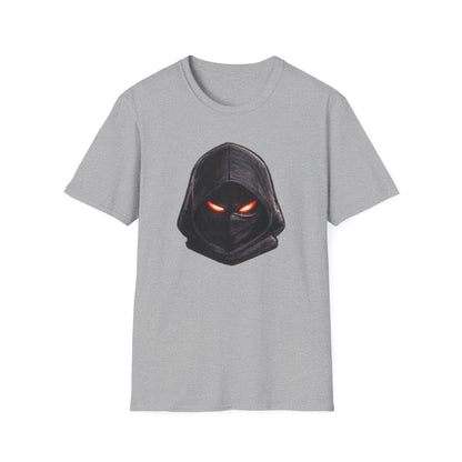 HOODED NINJA HEAD - Unisex Soft Style T-shirt