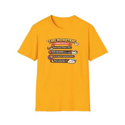 CARE INSTRUCTIONS - Unisex Soft Style T-Shirt