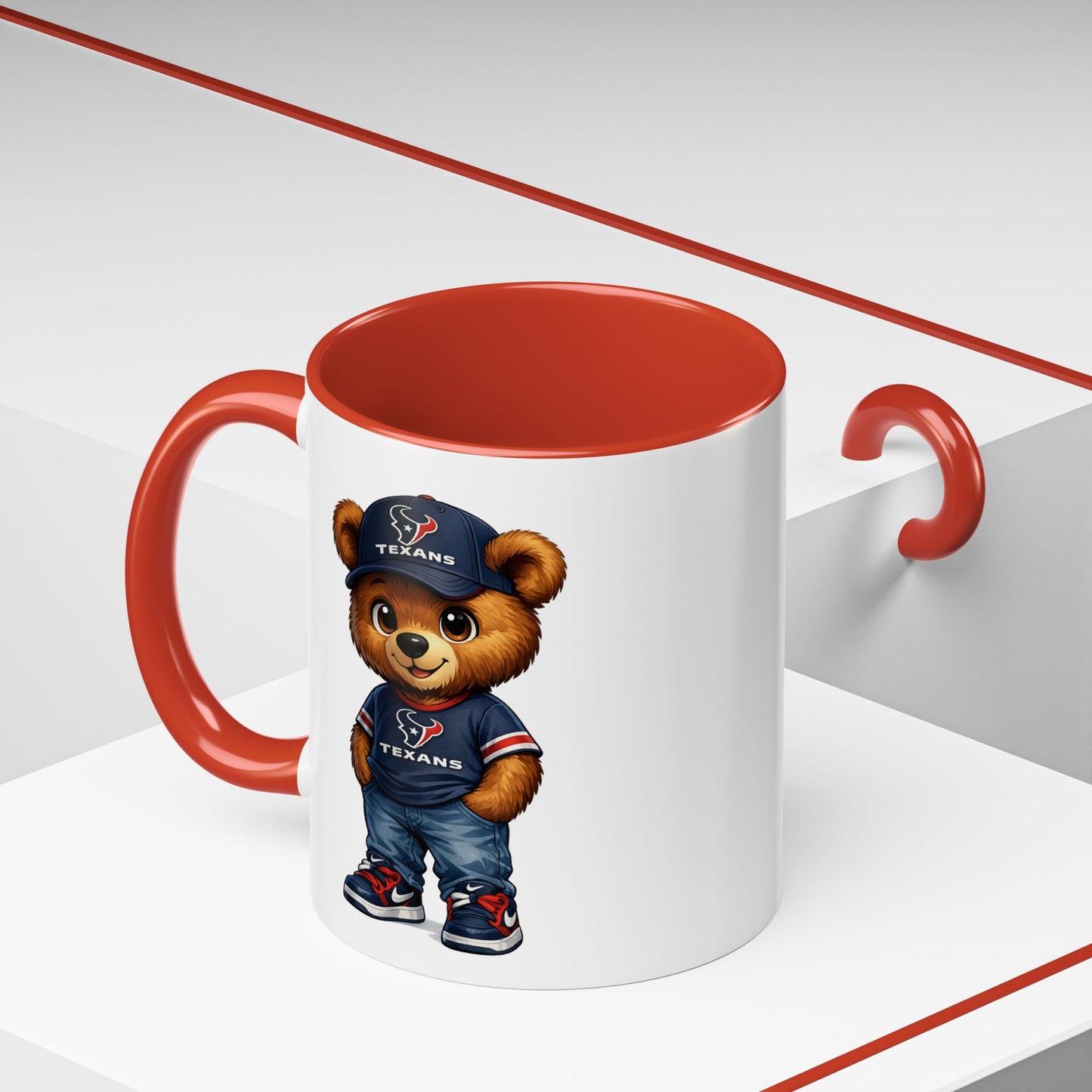 BERRY - REPPIN THE TEXANS - Accent Coffee Mug (11, 15oz)