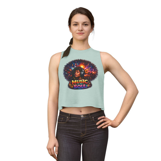 MUSIC IS MY SOUL - Women's Crop Top