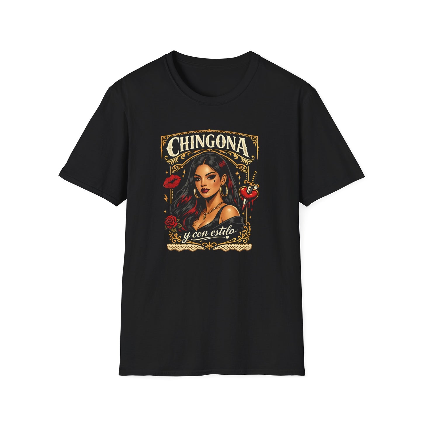 CHINGONA Y CON ESTILO - Unisex Soft Style T-Shirt