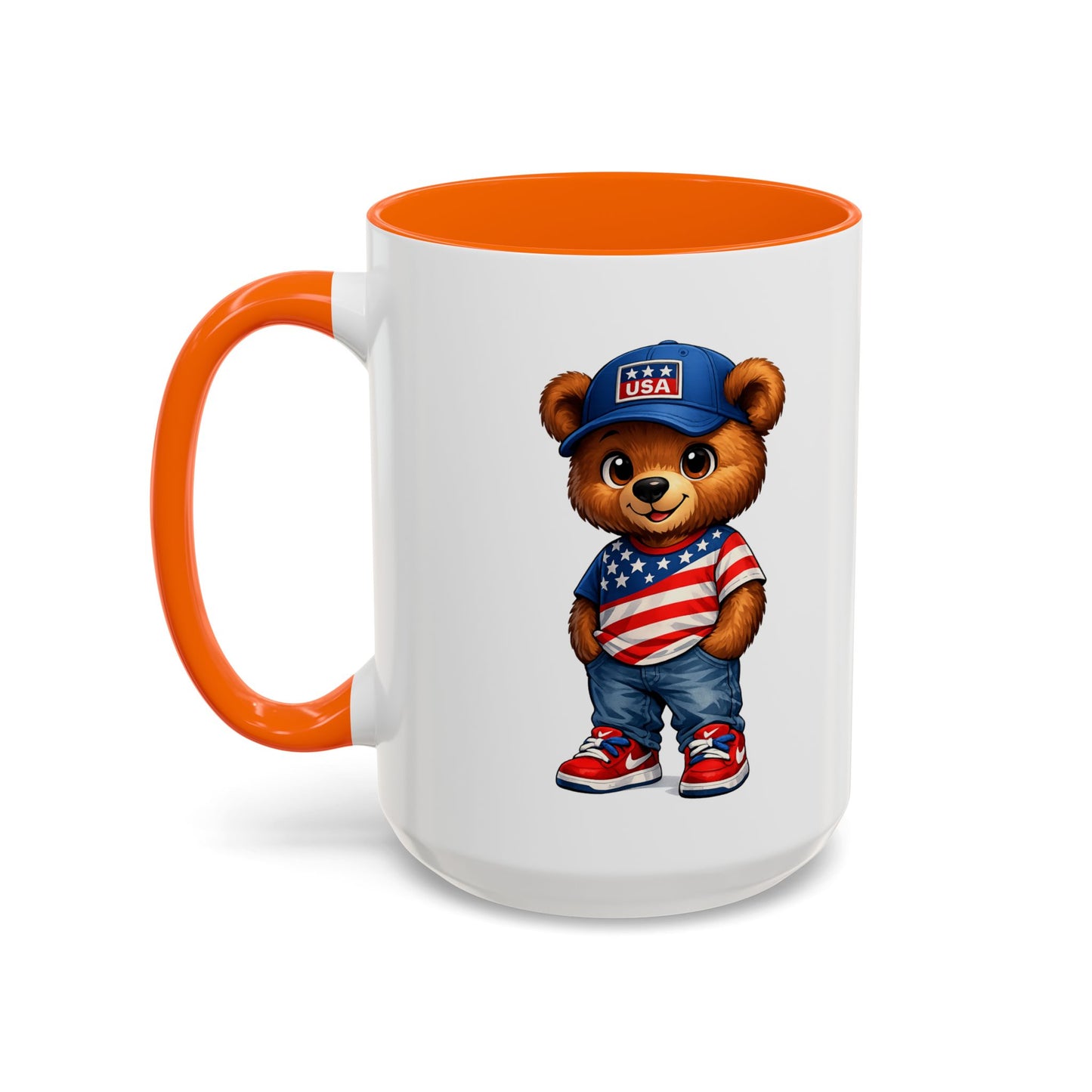 BERRY - REPPIN THE USA - Accent Coffee Mug (11, 15oz)