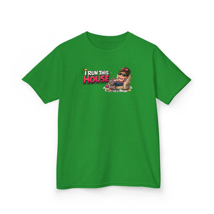 I RUN THIS HOUSE - Kids Cotton Tee