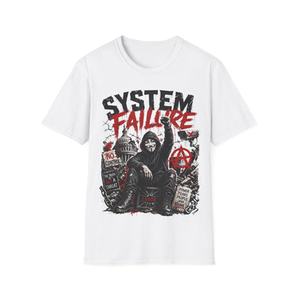 SYSTEM FAILURE - ((BIG PRINT)) - Unisex Soft Style T-Shirt