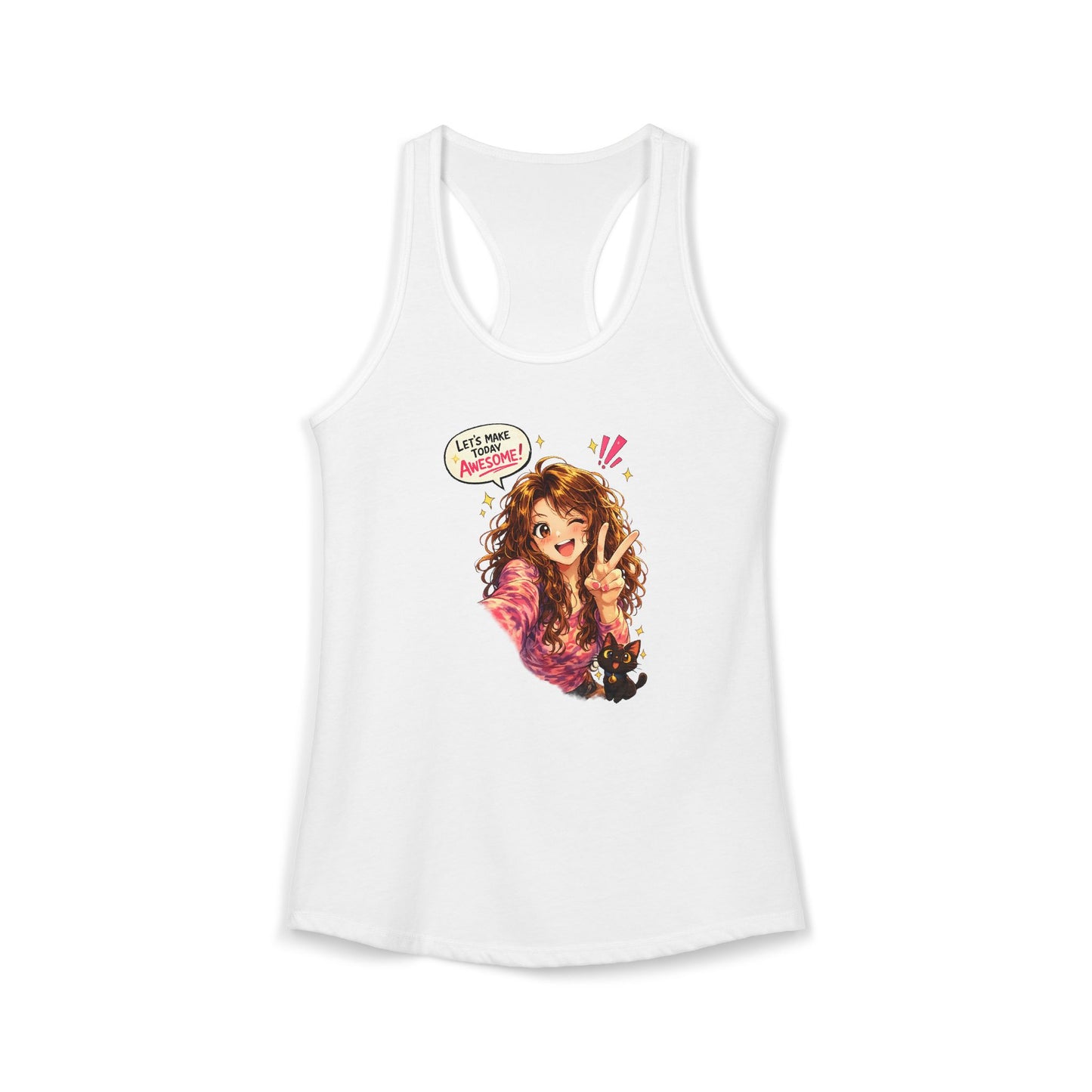 LET'S MAKE TODAY AWESOME – Women's Ideal Racerback Tank