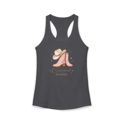 COWGIRL ENERGY – Women's Ideal Racerback Tank